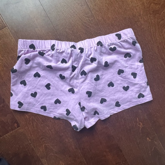 Sleeping Until Summer Purple & Black Heart Pajama Set - Picture 7 of 8